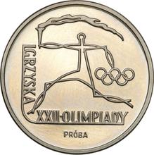 100 złotych 1980 MW   "XXII Letnie Igrzyska Olimpijskie - Moskwa 1980" (Próba)
