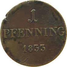 1 Pfennig 1833   