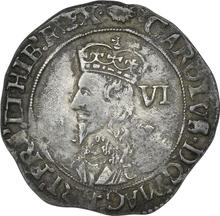 Sixpence no date (no-date-1649)    "Seventh portrait type"