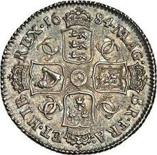 Shilling 1684    "Fourth laureate bust"