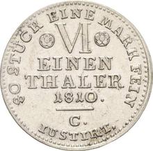 1/6 Thaler 1810 C  