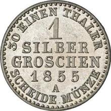 Silber Groschen 1855 A  