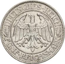 5 Reichsmark 1929 E   "Oak Tree"