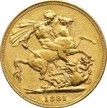Sovereign 1881 S  WW "St. George"
