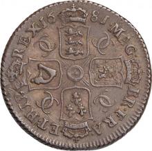 Shilling 1681    "Second laureate bust"