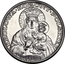 5 Zlotych 1928    "Black Madonna of Czestochowa" (Pattern)