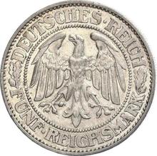 5 Reichsmark 1930 F   "Oak Tree"