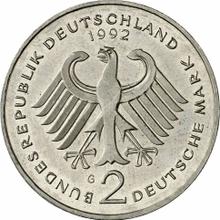 2 Mark 1992 G   "Ludwig Erhard"