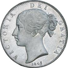 1 Corona 1847   W. WYON