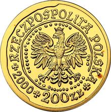 200 Zlotych 2000 MW  NR "White-tailed eagle"