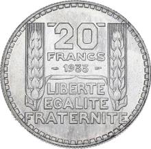 20 francos 1933   