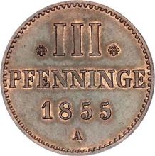 3 Pfennig 1855 A  