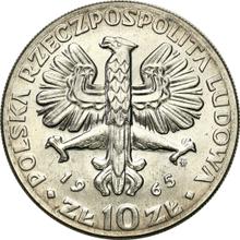 10 Zlotych 1965 MW  WK "Nike" (Pattern)