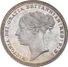Sixpence 1881   