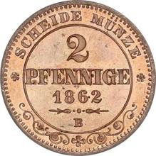 2 Pfennig 1862  B 