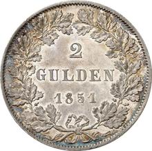 2 Gulden 1851   