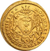 Ducat 1676  DL  "Danzig"