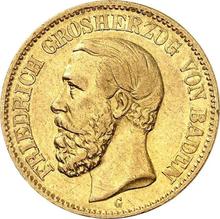 20 марок 1874 G   "Баден"