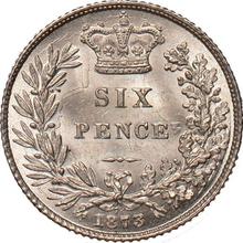Sixpence 1873   