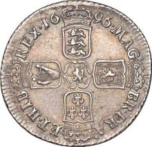Shilling 1696 y   "First laureated bust"