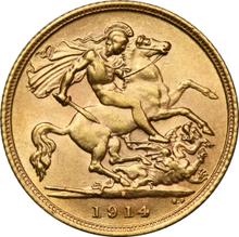 Half Sovereign 1914   BM