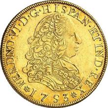 8 Escudos 1753 LM J 