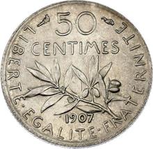 50 Centimes 1907    "Sower"