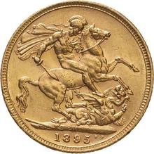 Sovereign 1895 M   "Veiled head"