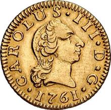 1/2 Escudo 1761 S JV 
