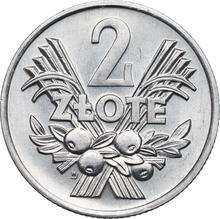 2 Zlote 1970 MW   "Sheaves and fruits"