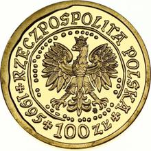 100 Zlotych 1995 MW  NR "White-tailed eagle"