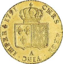 Double Louis d'Or 1791 A  