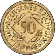 50 Rentenpfennig 1924 G  