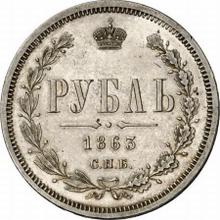 Rouble 1863 СПБ АБ 