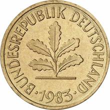 5 Pfennig 1983 D  