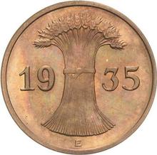 1 reichspfennig 1935 E  