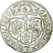 6 Groszy (Szostak) 1660  TT  "Bust in a circle frame"