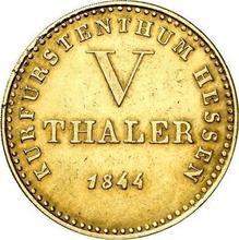 5 táleros 1844   