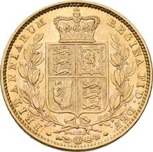 Sovereign 1872   WW "Wappen"