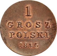 1 Grosz 1816  IB  "Long tail"