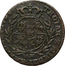 3 Groszy (Trojak) 1792 WM   "Z MIEDZI KRAIOWEY"