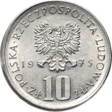 10 Zlotych 1975 MW   "100th anniversary of Boleslaw Prus`s death"