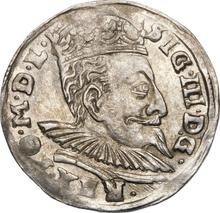 3 Groszy (Trojak) 1596    "Lithuania"