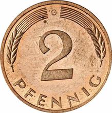2 Pfennig 1993 G  