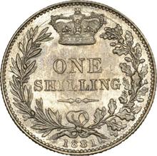 Shilling 1881   