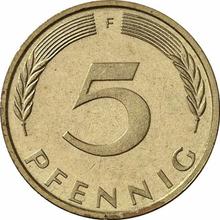 5 Pfennig 1974 F  