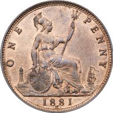 Penny 1881 H  