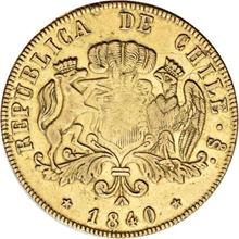 8 Escudos 1840 So IJ 