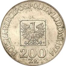 200 Zlotych 1974 MW  JMN "Volksrepublik Polen" (Probe)