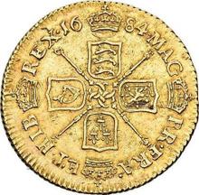 Half Guinea 1684    "Second laureate bust"